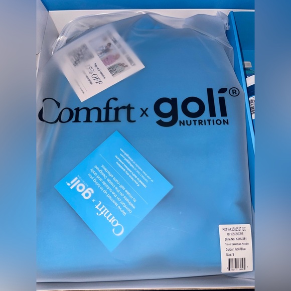 Comfrt Hoodie - Goli Blue LIMITED EDITION!!! (Vibrant Bright Sky Blue) - Picture 2 of 6